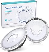 Lictin Breast Shells 2pcs Milk Collector 60ml Reusable Silicone Nursing Cup