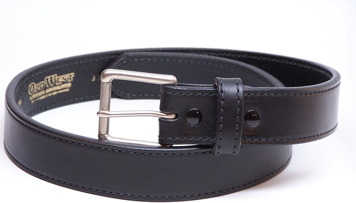 Men's Concealed Carry Leather Gun Belt Made in USA Black 44 at Amazon