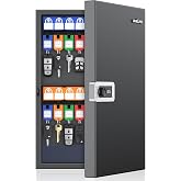 Uniclife 32 Keys Key Lock Box, Wall Mount Key Box, Key Cabinet, Car Key Organizer with Writable Key Racks and Tags, Security Key Holder Storage Box for Office, Hotel &amp; Company
