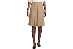Lands' End School Uniform Girls Ponte Pleat Skirt