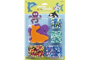 Perler Beads Ocean Buddies Ocean Bead Activity Crafts for Kids, 2400 pcs