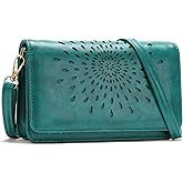 APHISON Crossbody Bags For Women,Wristlet Wallet Phone Purse Shoulder handbags Multi-Function Small RFID Clutch Card Holder