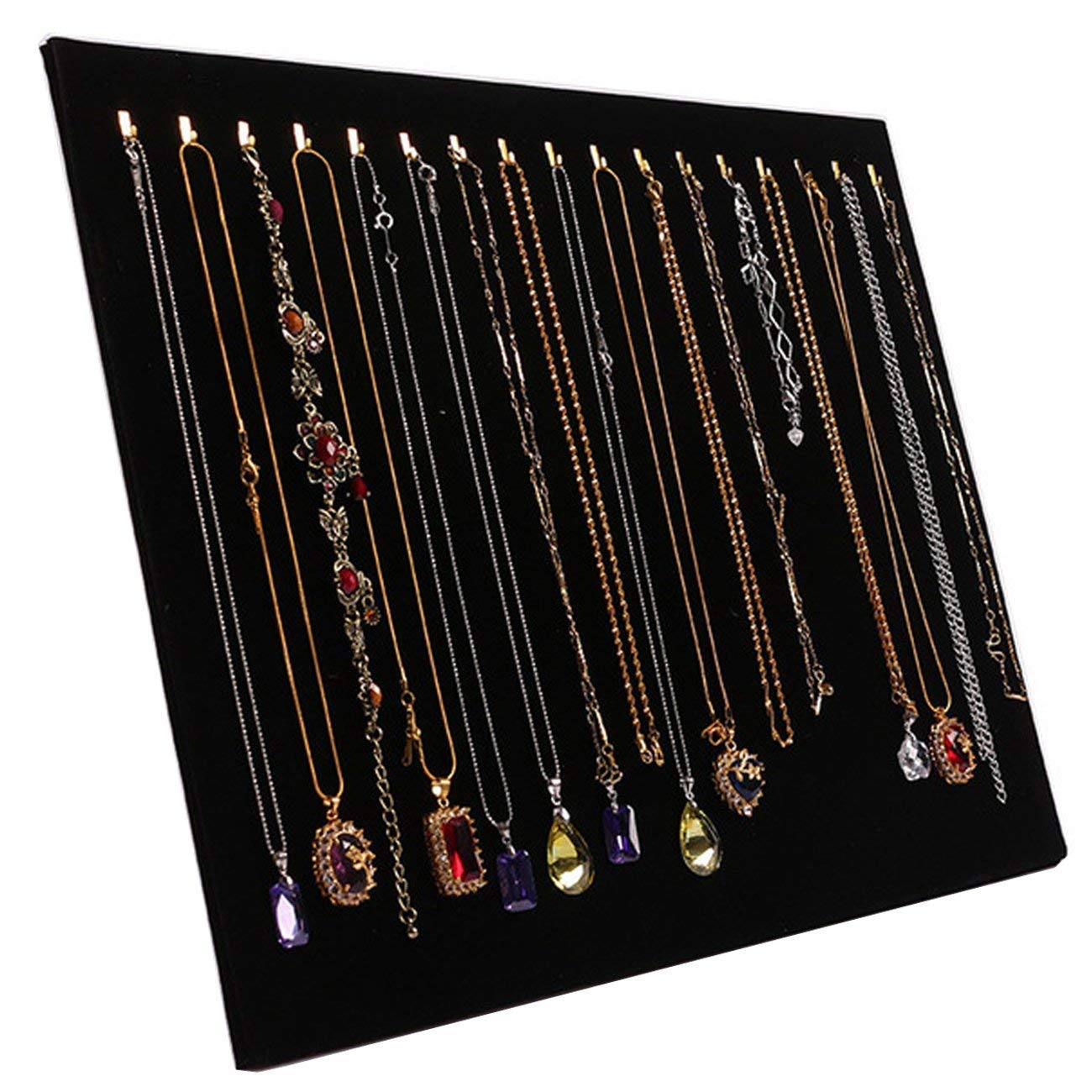 Necklace Display Jewelry Tray Organizer Pad Showcase