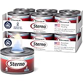 Sterno Safe Heat PowerPad Chafing Fuel, 4-Hour Burn, 12 Pack | UL 2997 validated, PowerPad wick, high heat output, cool can, consistent heat, reusable, indoor/outdoor