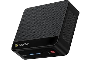 Beelink SER5 Mini PC, AMD Ryzen 5 5500U 16GB DDR4+480GB NVMe M.2 SSD | W11 Pro+2.5G LAN+WiFi 6+BT5.2, DP+HDMI+Type-C Triple D