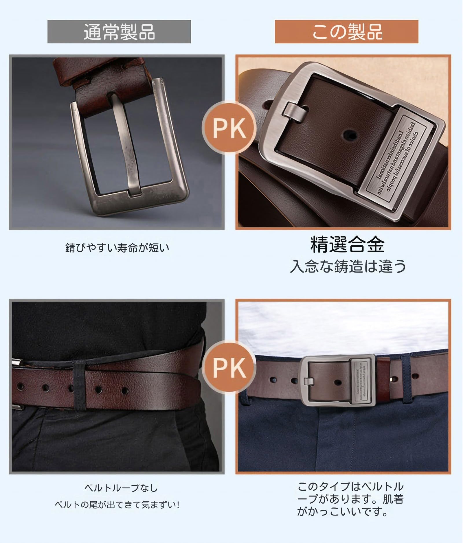 Mua [Chophilly&Co] ベルト メンズ 大きいサイズ 本革 スーツ用 紳士 