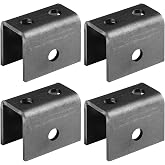 4 Pack Bolt On Trailer Leaf Spring Hanger Mount, for 1-3/4" Rear Spring | 1-3/8" Inside U Shape Bracket