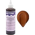 DecoPac Premium Gel Food Coloring | Golden Brown Food Coloring For Baking | 8oz | Color Buttercream, Fondant, Frosting & Piping Gel, Food Safe, Highly Concentrated Gel, 8 oz - Golden Brown