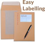 AKAR Do Not Bend A6 Cardboard Envelopes 162x114mm Pack of 25 view 3