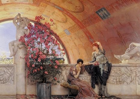 Amazon Com Sir Lawrence Alma Tadema Unconscious Rivals Fine Art Print Poster Size 59 4cm X 42cm Posters Prints