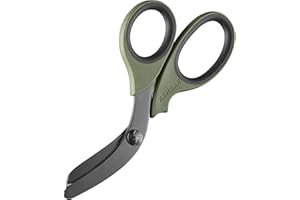 xShear® 7.5” Extreme Duty Trauma Shears - The perfect scissors for the Paramedic, EMT, Nurse or any Emergency Healthcare Provider (Olive Drab Green/Black)