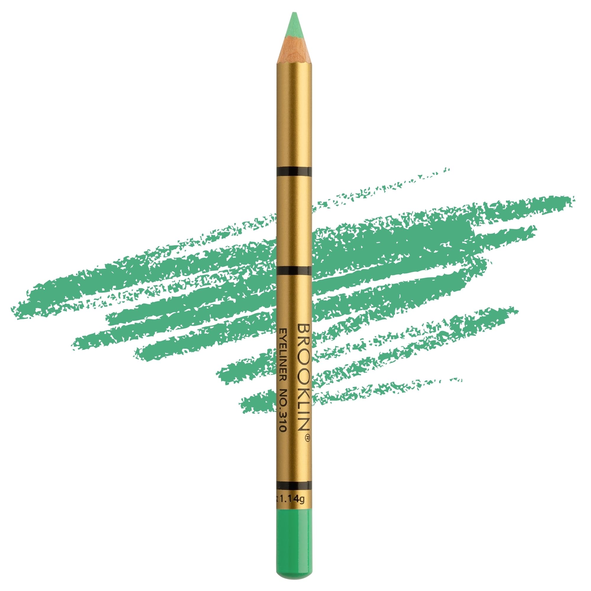 IMPALA | Waterproof Brooklin Eyeliner Cyber ​​Pencil color 310 light green matte | EYELINER WATERPROOF | Eye eyeliner with creamy and soft texture | Easy application | Long duration