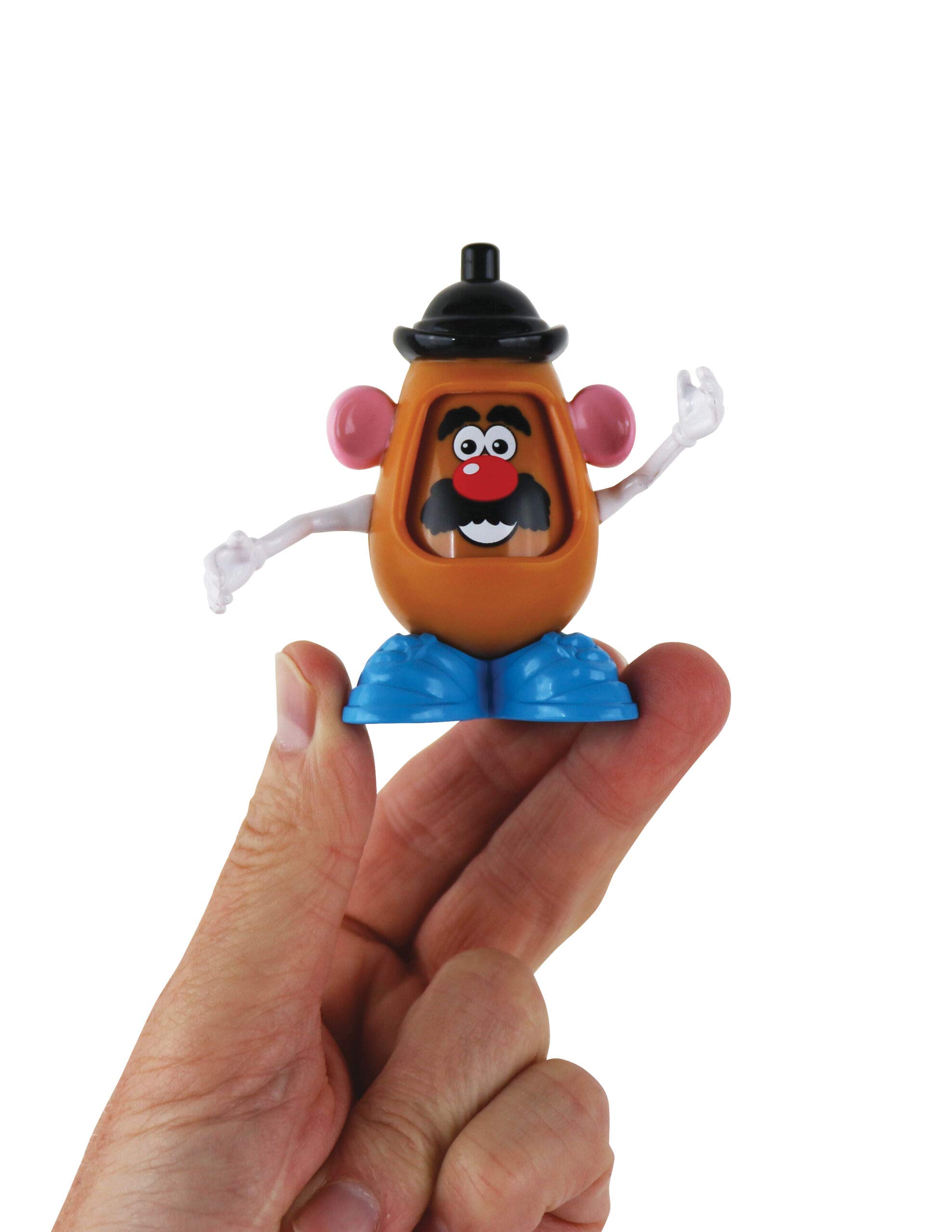 Worlds Smallest Mr Potato Head - Miniature Version of the Classic. Fully Playable and Accurate Tiny Toy! Includes Face Change Spin Feature,various