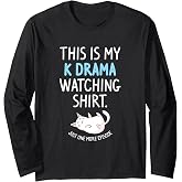 This Is My Kdrama Watching K-Drama Korean Drama Lover Long Sleeve T-Shirt