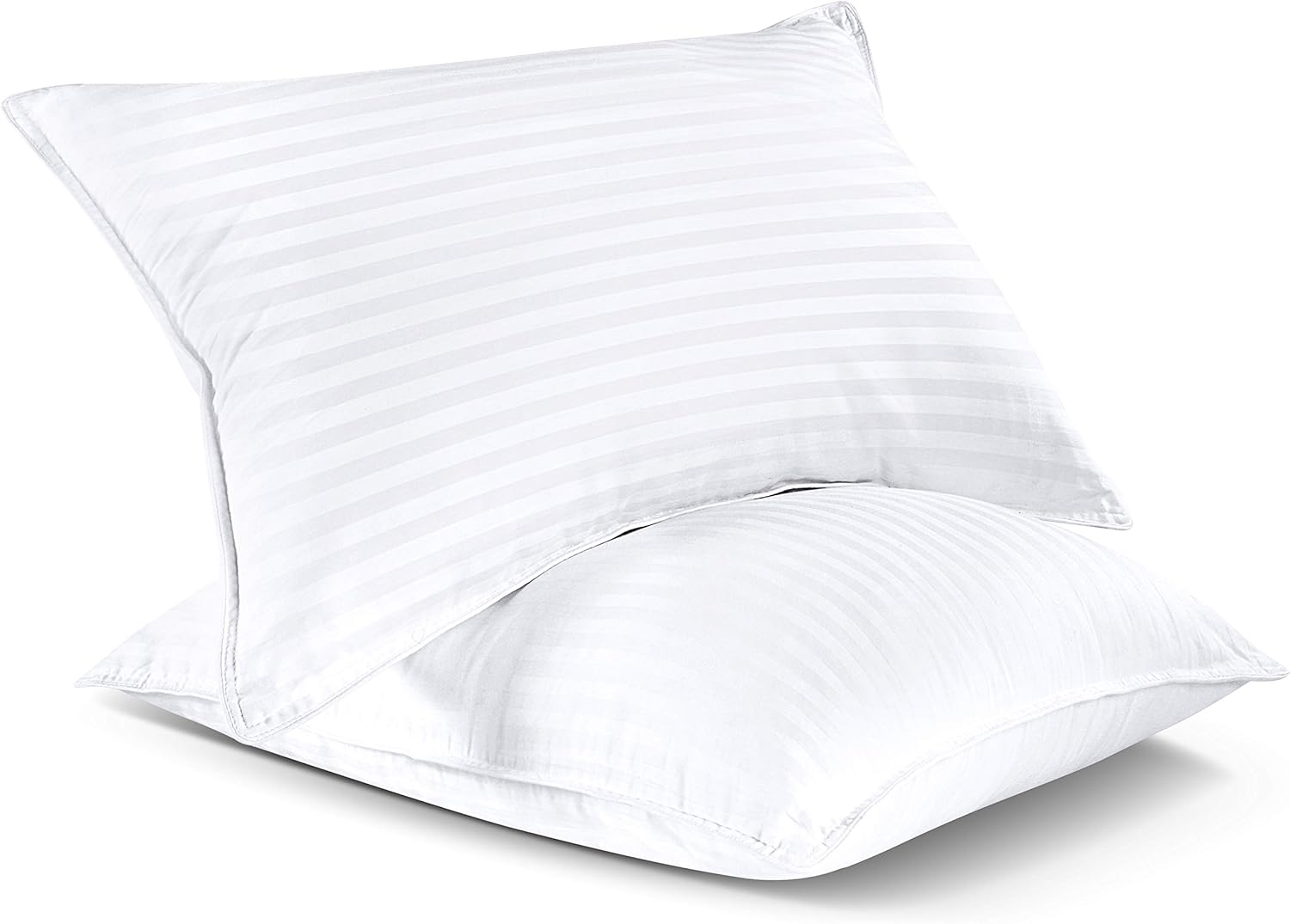 Utopia Bedding (2 Pack Premium Plush Pillow - Fiber Filled Bed Pillows - Queen Size 20 x 28 Inches - Cotton Pillows for Sleeping - Fluffy and Soft Pillows: Home & Kitchen