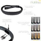 PURElite Neck Light Rechargeable Flexible LED Book Lamp 3 Color Dimmable view 3