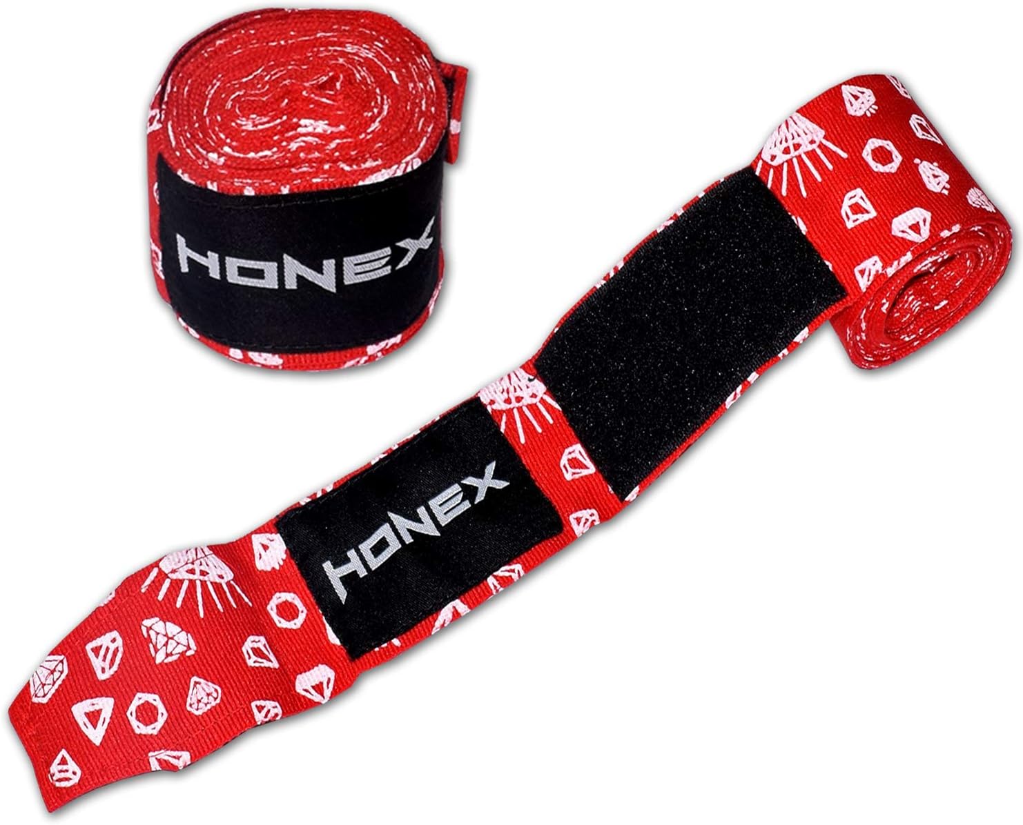 Honex Mexican Style Stretchable Boxing Hand Wraps (4m), Premium Quality Hand Wraps for Boxing and MMA