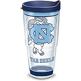 Tervis Made in USA Double Walled University of North Carolina Tar Heels Insulated Tumbler Cup Keeps Drinks Cold & Hot, 24oz, Tradition
