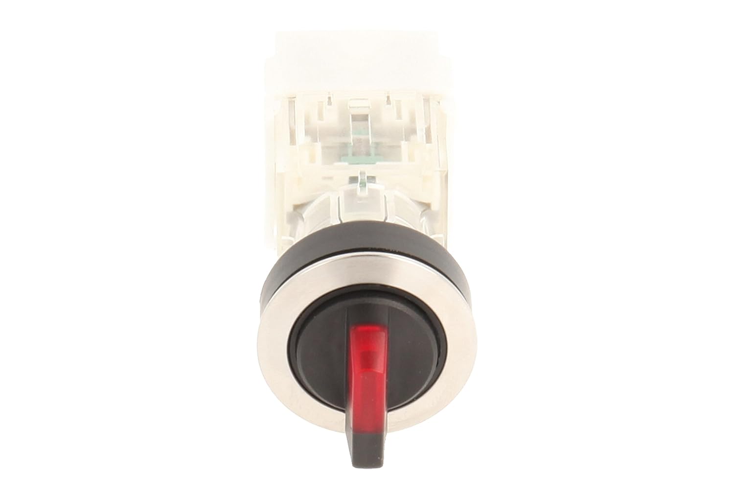 Club 23.001.363 Light 2 Positions Selector Latching Stainless Steel Contact Button Sensor LED Lamp Holder t5,5 K 2 normally open contacts 24 V - Image 5