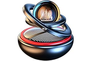 Riloer Car Aromatherapy Diffuser, Car Air Fresh Device, Car Aroma Ring Ornament, Car Decoration Accessories, Rotating Car Per