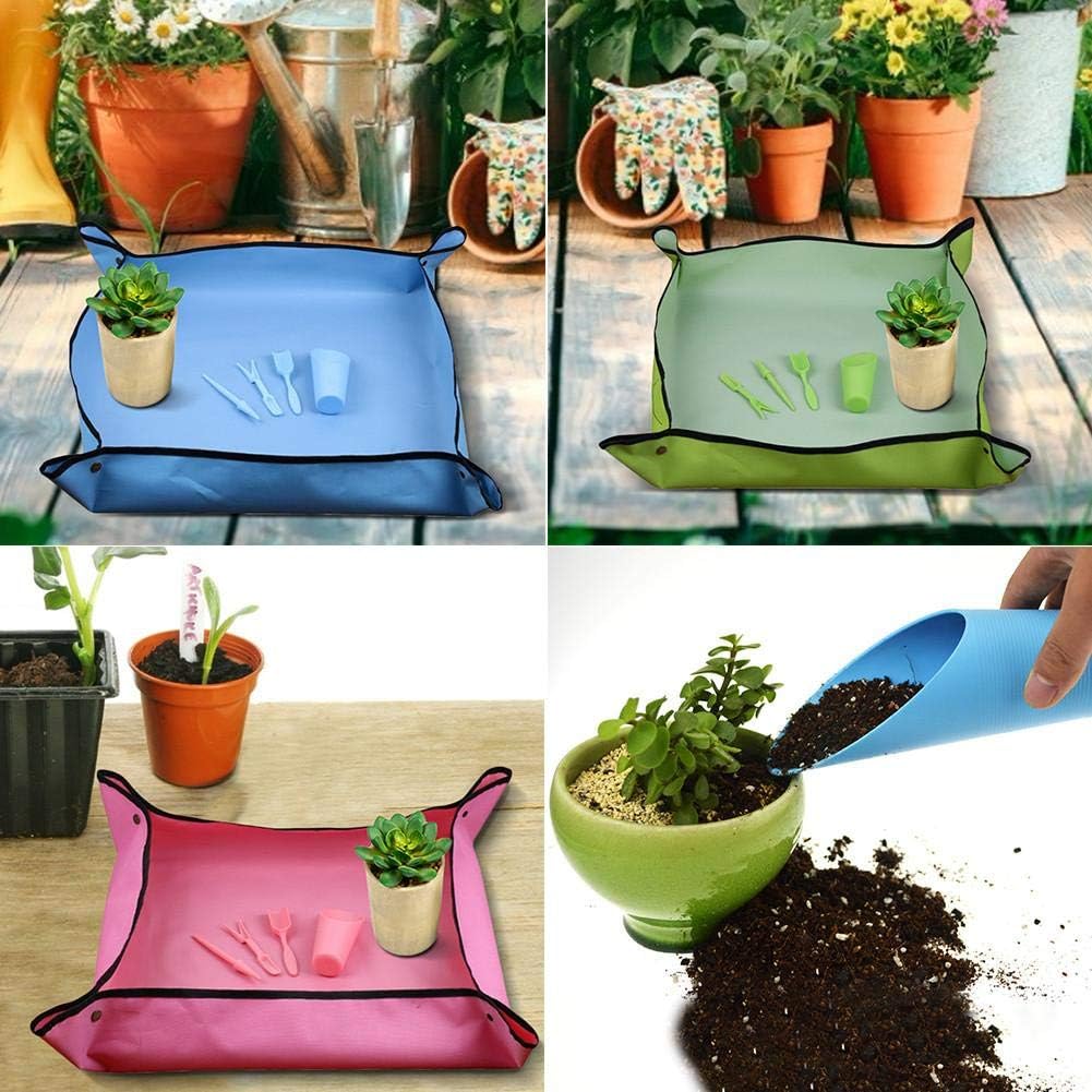 GRAWILL Potting Tray Plant Mat Transplanting Repotting Pot Pad Indoor