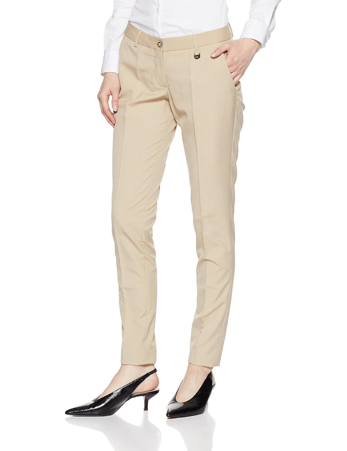 park avenue woman solid trouser suit