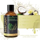 MAYJAM Fragrance Oil Coconut & Vanilla 100ML Diffuser Oil with Dropper view 3