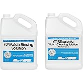L And R #111 Ultrasonic Waterless Watch Cleaning and #3 Watch Rinsing Solution
