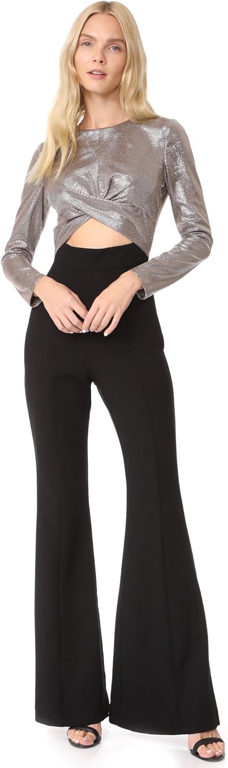 black halo angie cutout jumpsuit