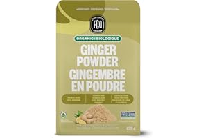 FGO Organic Ginger Powder, Imported from India, 8oz, Packaging May Vary (Pack of 1)