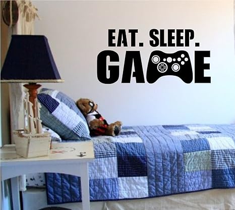 Amazon Eat Slep Game Gamer Girl Xbox Loversゲーマーnerds Dealリビングルーム用男の子部屋女の子 部屋インテリアゲーム 10x38 Each ブラック ウォールステッカー オンライン通販 Amazon Eat Slep Game Gamer Girl Xbox Loversゲーマーnerds Dealリビングルーム用男の子部屋女の子 部屋インテリアゲーム 10x38 Each ブラック ウォールステッカー オンライン通販