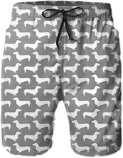 QUEMIN Wurst Hund Wiener Hund Doxie Dackel Niedlich Grau Und Weiß