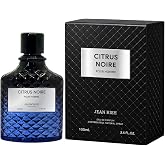 Jean Rish Citrus Noire,Cedar, Eau de Parfum, Perfume for Men, 100ml/3.4oz