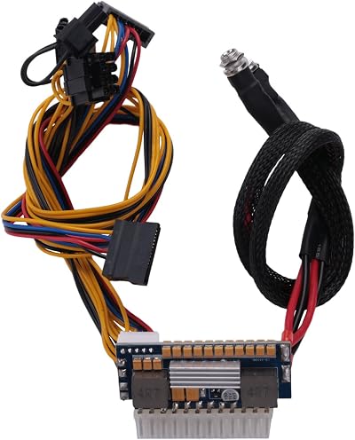 Uinfhyknd ITX Pico PSU 450W DC ATX Power Supply 24Pin 12V DC Input PC Computer