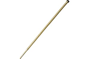 Westbrass D114-03 3/8" x 20" Corrugated Riser for Faucet and Toilet, Polished Brass