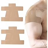 20PCS Kinesiology Tape for Shoulder, Kinesiology Tape Precut Strips for Shoulder Support Support & Stability, Waterproof Breathable Elastic Sports Shoulder Tape for Pain Relief, Athletic Tape, Beige