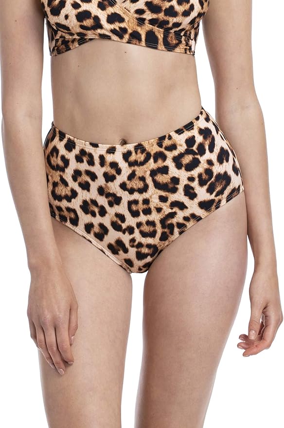 YAMMA Women's Swimwear High Waist Bikini Bottom Amazon.co.uk Clothing