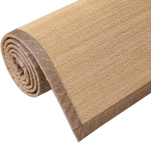 Amazon De Jiajuan Rechteck Naturfasern Bambus Teppich Rutschfest