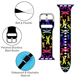 Compatible With Colorful Rainbow Dragonfly Apple