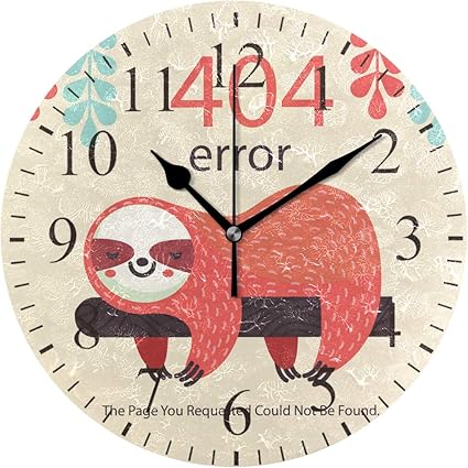 Bonipe Horloge Murale Humoristique Silencieuse En Acrylique 25 4 Cm Amazon Fr Cuisine Maison