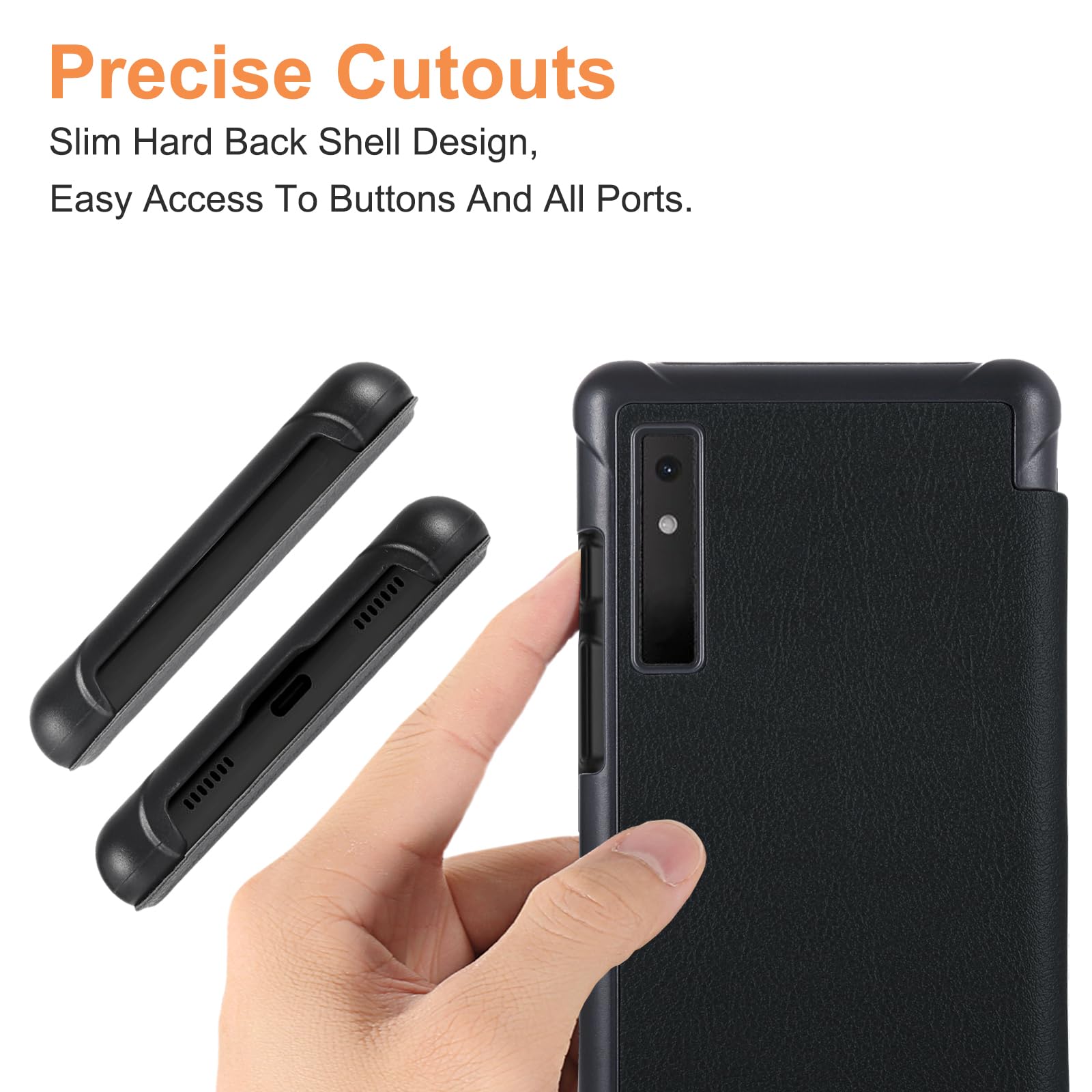 for Onyx Boox Palma Case Ultra Thin Shockproof Cover for Boox Palma 2 Flip Case 6.13 Inch,Black