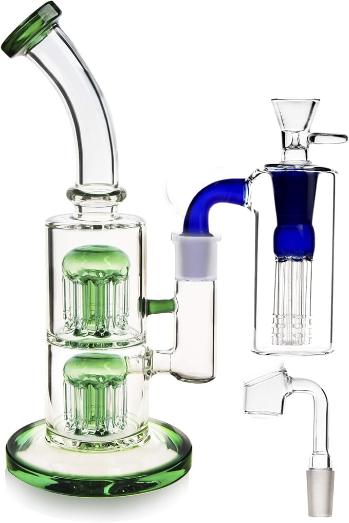 REANICE (CASTLE B) Bong verre complexe bong 18.8mm bong bowl Hauteur