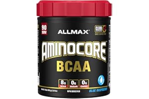 ALLMAX AMINOCORE BCAA Powder for Workout Muscle Recovery & Increased Endurance - Sugar Free, No Fillers 8.18 Grams Bcaas Amin