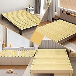 Japanese Tatami Mat Floor Bed, Knotless Solid