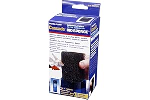 Penn-Plax Cascade 600 Filter Replacement Bio-Sponge (1 Sponge) – Provides Physical and Biological Filtration for Freshwater and Saltwater Aquariums
