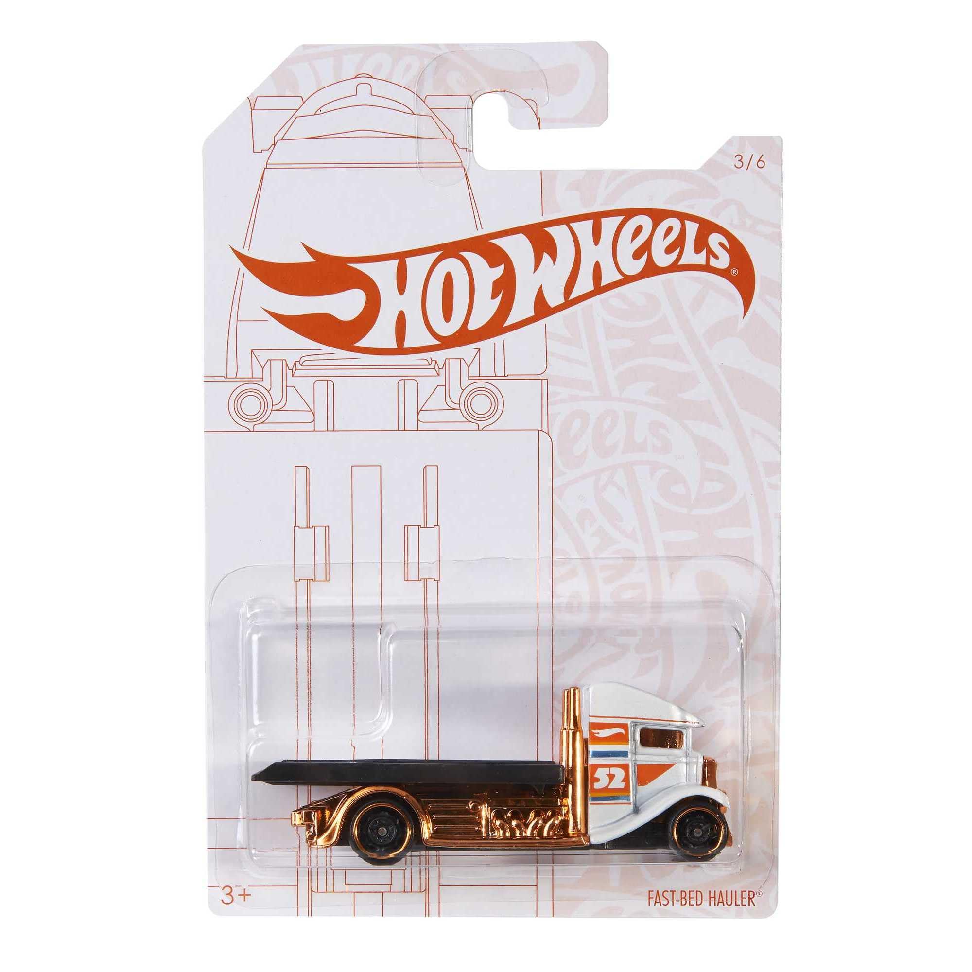 Hot Wheels GJW50 Pearl And Chrome Fast-Bed Hauler