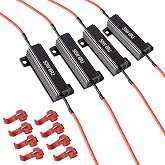 iBrightstar 50W 6ohm Load Resistors for Fix LED Bulb Fast Hyper Flash Turn Signal Blink Error Code