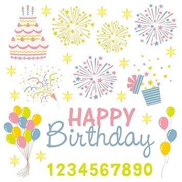 Amazon 誕生日 名前ステッカーのセット商品が登場 ウォール Amazon 誕生日 名前ステッカーのセット商品が登場 ウォール