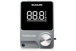 Gaahleri Airbrush Kit, Turbox mini Kit, Air Compressor with 18 Gear Air Control, Ultra-Quiet & Dual Mode Switching, for Paint