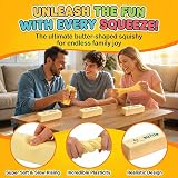 Pipihome 2 Pack Butter Squishy Toys Solid PU Foam Slow Rising Squishies view 3